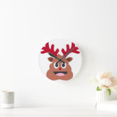 xmas render poo emoji ronde klok (Huis)