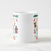 Xmas Roof coffee specialty mug Extra Grote Beker (Voorkant)