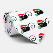 xmas santa cat stropdas (Opgerold)