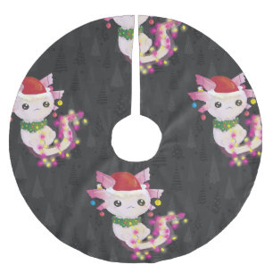 xmas santa claus axolotl kerstboom rok