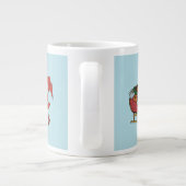 Xmas Santa Claus Extra Grote Beker (Achterkant)