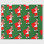 xmas santa donald trump cadeaupapier (Vlak)