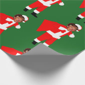 xmas santa donald trump cadeaupapier (Hoek)