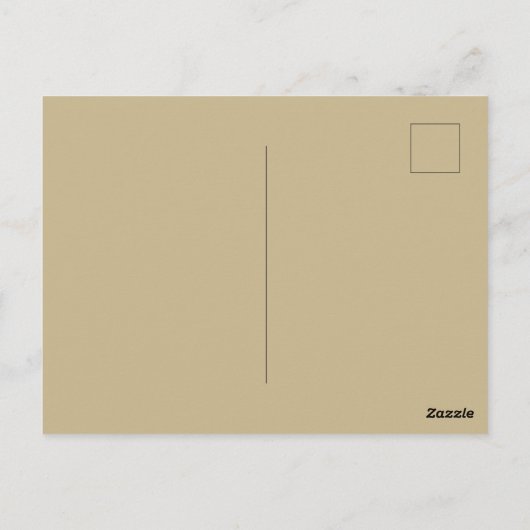 xmas scène met werpbord briefkaart (Achterkant)