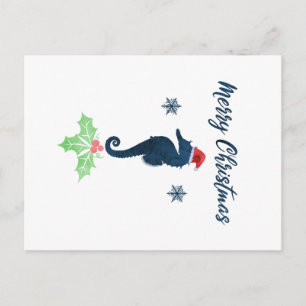 Xmas Seahorse Briefkaart