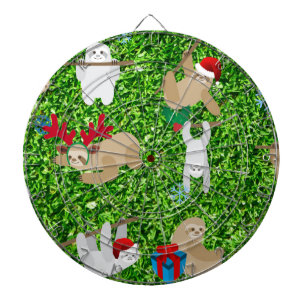 xmas sloth dartbord