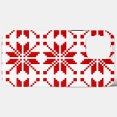 Xmas Snowflake-kerstpatroon Case-Mate iPhone Case (Achterkant (horizontaal))