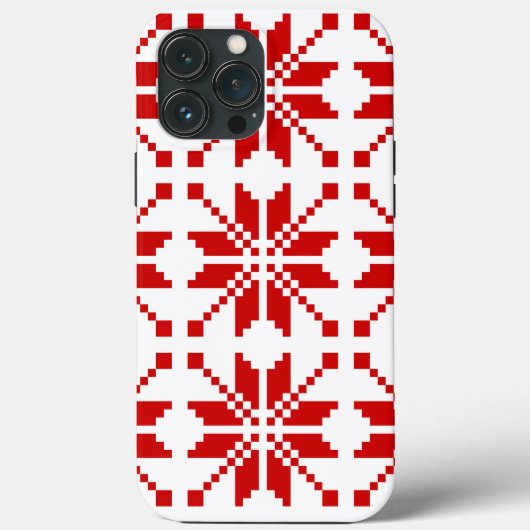 Xmas Snowflake-kerstpatroon Case-Mate iPhone Case (Achterkant)