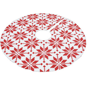 Xmas Snowflake-kerstpatroon Kerstboom Rok