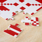 Xmas Snowflake-kerstpatroon Legpuzzel (Zijkant)