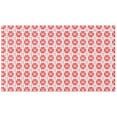 Xmas Snowflake-kerstpatroon Tafelkleed (Voorkant (Horizontaal))