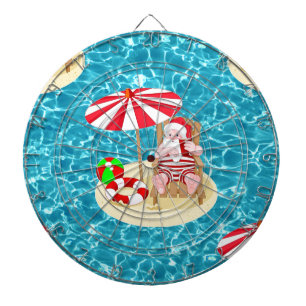 xmas strand santa claus dartbord