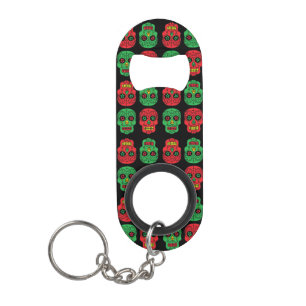 Xmas Sugar Skulls Sleutelhanger Flessenopener