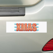 XMAS-teken Bumpersticker (Op auto)