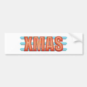 XMAS-teken Bumpersticker
