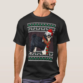 Xmas Tibetan Terrier Dog Santa Hat Ugly Kerstmis T-shirt