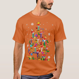 Xmas Tree Haarstylist Xmas Lights - boom Haarstyli T-shirt