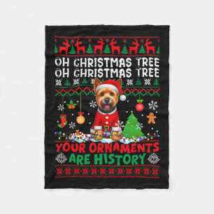 Xmas Tree Ornamenten zijn geschiedenis trui Norwic Fleece Deken