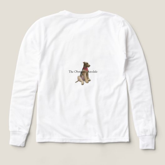 Xmas Tree & Presents Kids Long Sleeve Shirt (Achterkant)