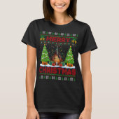 Xmas Tree Ugly Style Santa Musical Mandolin Christ T-shirt (Voorkant)