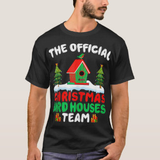 Xmas Vogelhuisjes Team Vogelliefhebber Vogelhuisje T-shirt