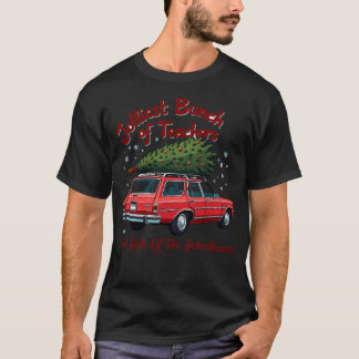 Xmas vrolijkste stel leraren aan deze kant van de  t-shirt
