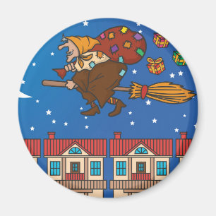 xmas witch Befana Magneet