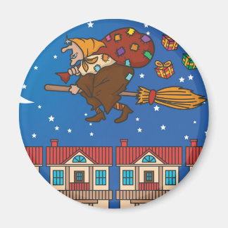 xmas witch Befana Magneet