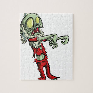 xmas zombie santa claus legpuzzel