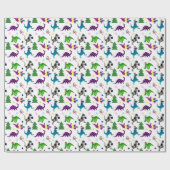 Xmasaurs Cadeaupapier (Vlak)