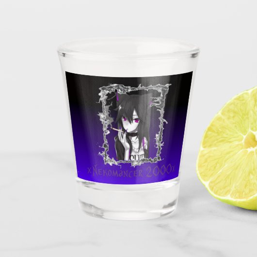 xNekomancer 2000x Shot Glass Glas (Voorkant)