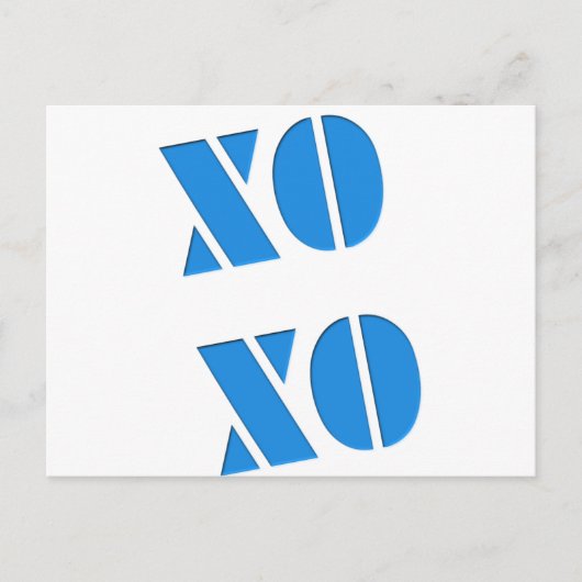 XO BRIEFKAART (Voorkant)