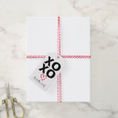 XO gepersonaliseerd cadeau Label Cadeaulabel (Met Touw)