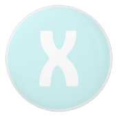 XO keramische knop (X) - Kies uw kleur! (Voorkant)