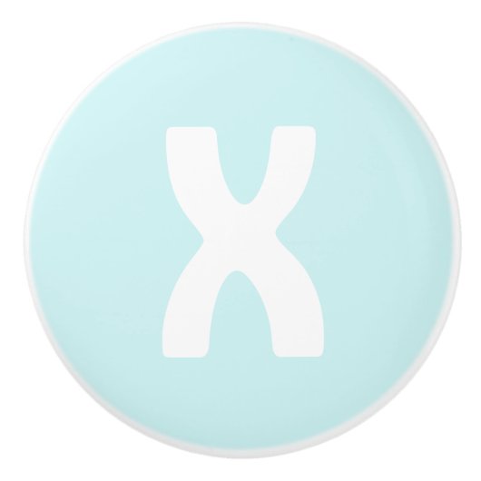 XO keramische knop (X) - Kies uw kleur! (Voorkant)