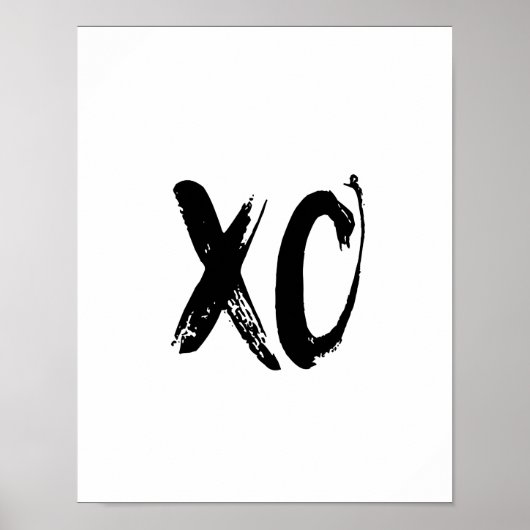 XO (Kisses en Hugs) Poster (Voorkant)