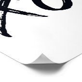 XO Script Liefde en Knuffels Poster (Hoek)
