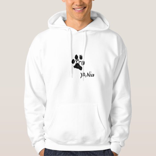 XO, sweat - shirt à capuche de Nico (Devant)