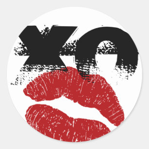 XO XO kus me retro Stickers / Fun Party