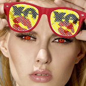 XO XO m'embrasser rétro Shades / Fun Party Lunette