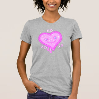 "XO, XO, XO" Cute Heart Kawaii T-shirt