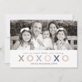 XO XO XO | Recente Kerstkaart