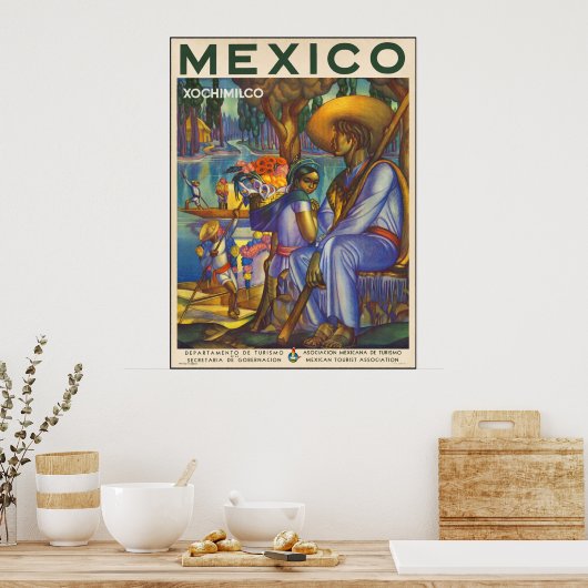 Xochimilco Poster (Keuken)