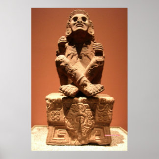 Xochipilli, Poster du dieu de la musique aztèque