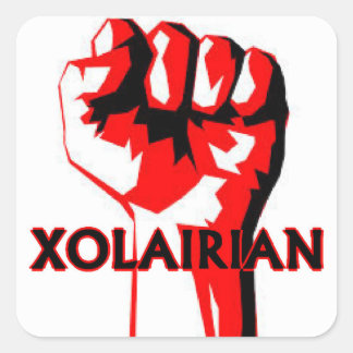 Xolairian Vierkante Sticker