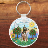 Xolocuintle (Xolo) Sleutelhanger (Voorkant)