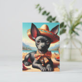  Xoloitzcuintle Briefkaart (Staand voorkant)