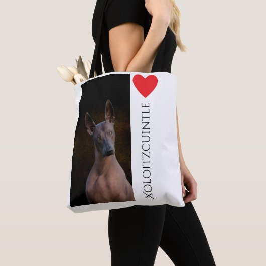 Xoloitzcuintle Canvas tas (Dichtbij)