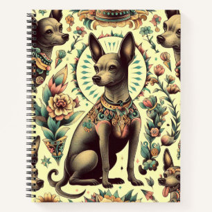Xoloitzcuintle naadloos Notitieboek