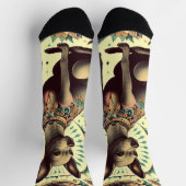  Xoloitzcuintle naadloos Sokken (Top)